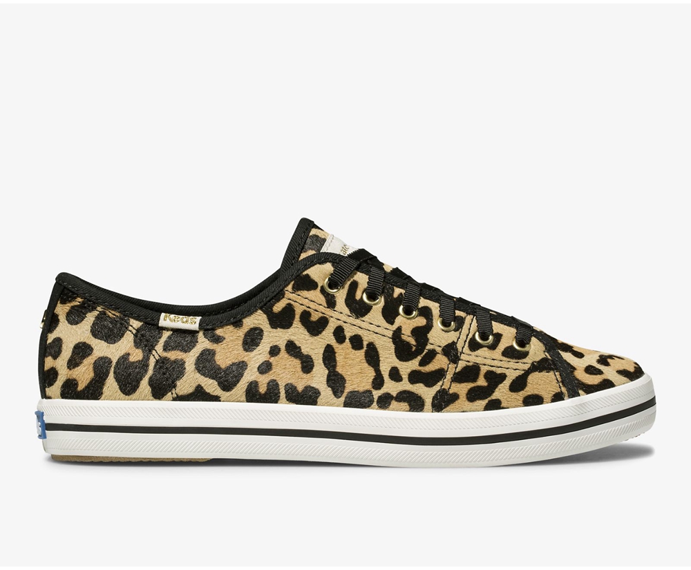 Tenis Keds Mujer Leopardo - Kate Spade New York Kickstart Calf Hair - 0512-CULTI